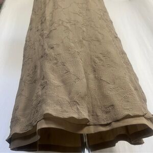 J Jill 100% Silk Embroidered Skirt